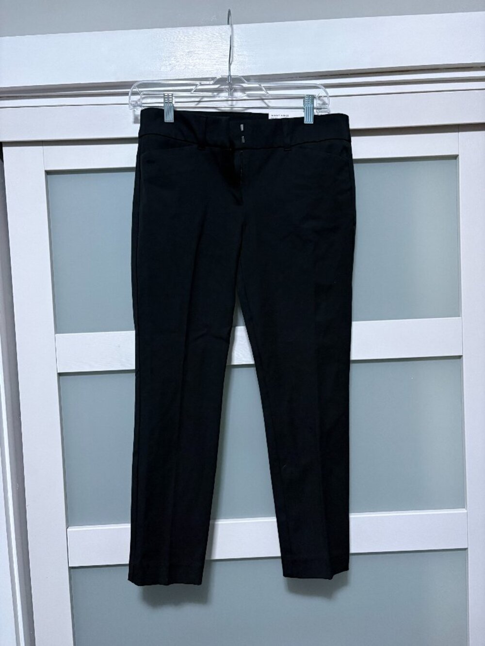 Loft Skinny Ankle Petite sz 4P 4 Mid Rise Ladies Trousers Pants Black NEW